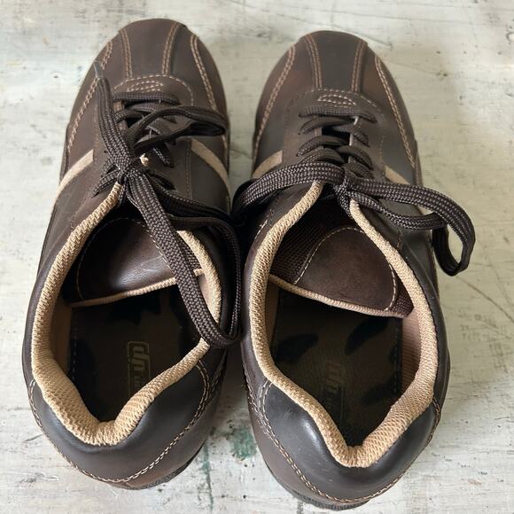 Vintage Urban pipeline faux leather lace up Y2K Vegan casual sneaker brown 8 - Picture 11 of 14
